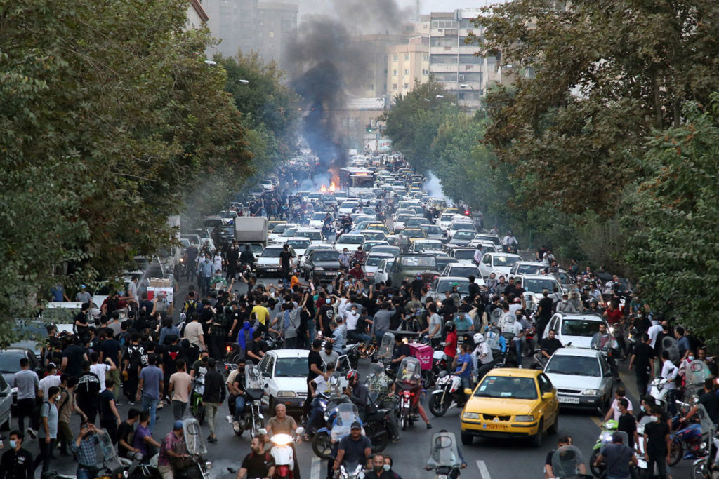 Protestas Mahsa Amini Teherán Irán