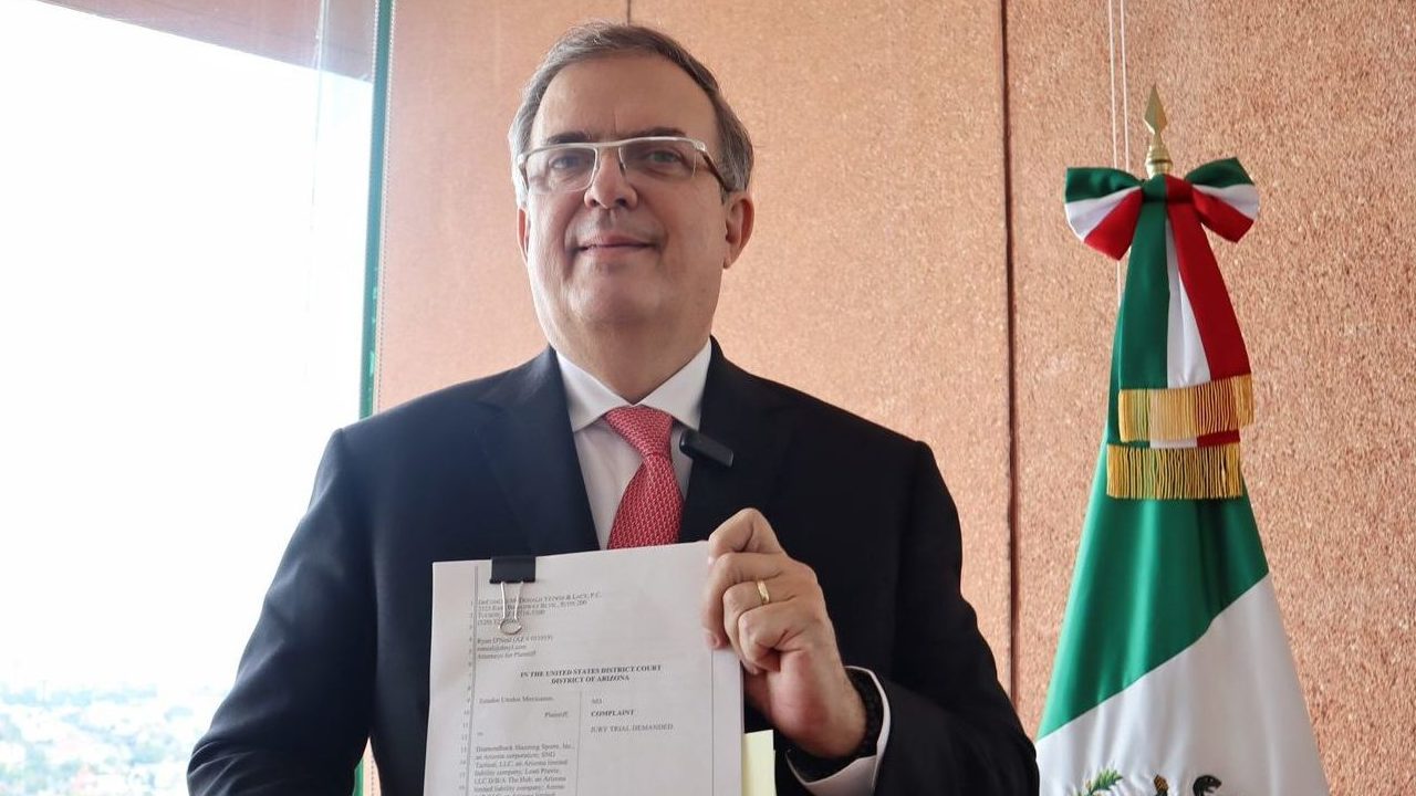 México presenta segunda demanda contra fabricantes de armas en EU: Ebrard