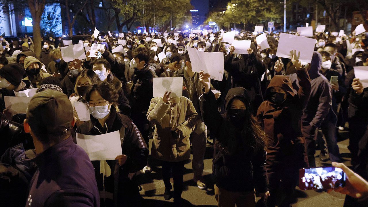 Fotogalería: China vive inéditas protestas contra la política ‘Cero covid’