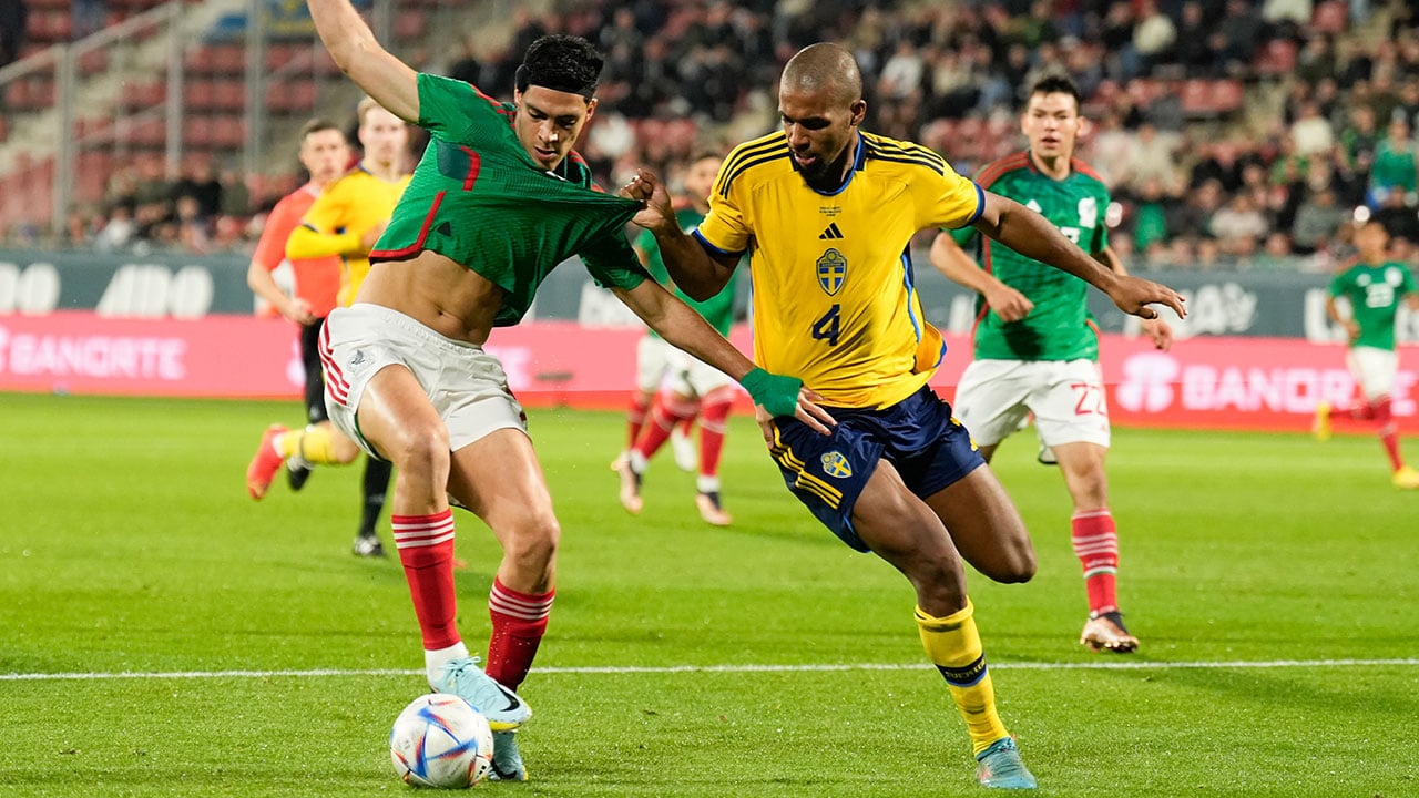 México cierra preparación para Mundial con derrota ante Suecia
