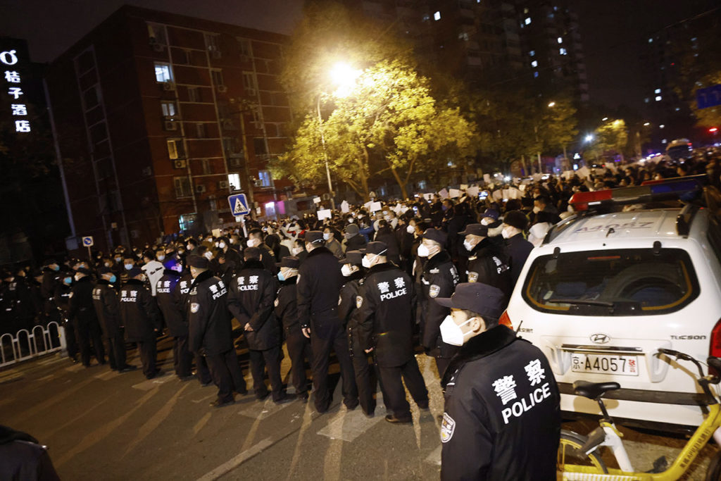 Protestas en china contra politica cero covid
