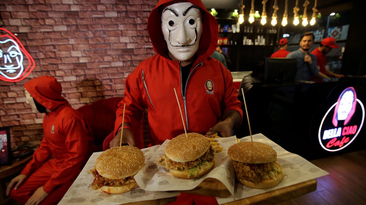 ‘La casa de papel’ fue la inspiración de este popular café