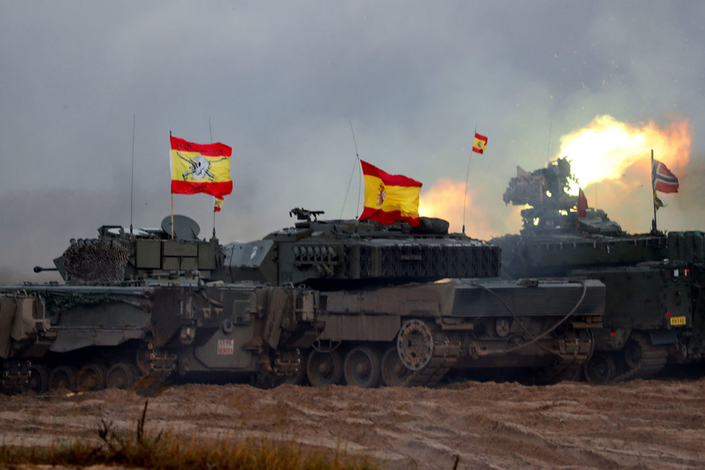 OTAN Military Exercise Iron Spear in Adazi, Latvia