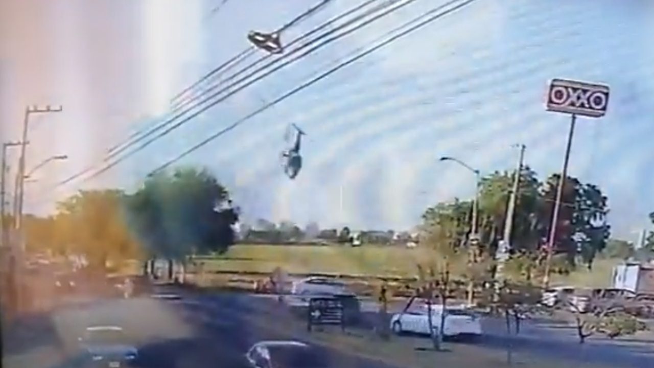 Cae helicóptero en Aguascalientes; muere secretario de Seguridad