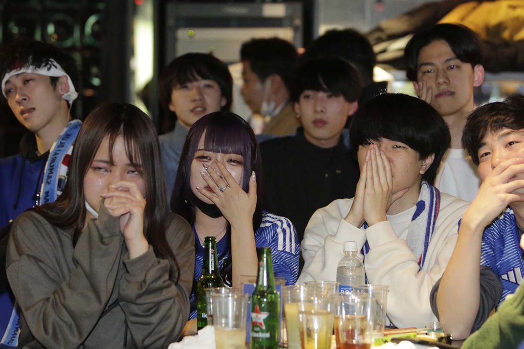 FIFA World Cup 2022 - Fans in Tokyo watch Japan vs Croatia