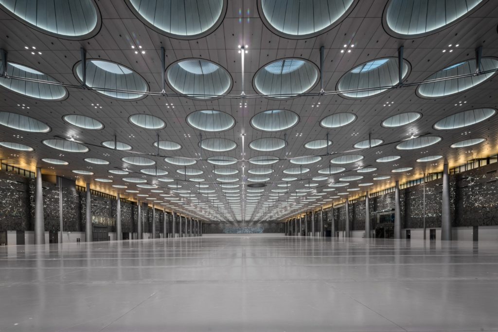 El Centro de Exposiciones y Convenciones de Doha, en Qatar. Foto: Cortesía Francisco González Pulido.