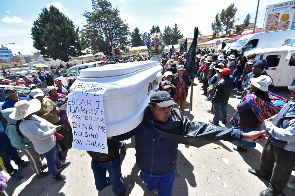 Protestas Perú Juliaca