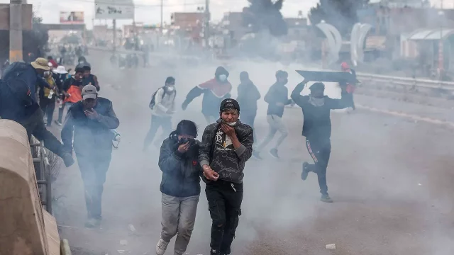 Protestas Perú Juliaca