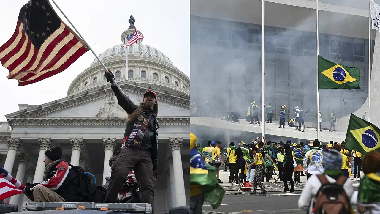 El asalto de los bolsonaristas en Brasil recuerda al ataque al Capitolio de EU