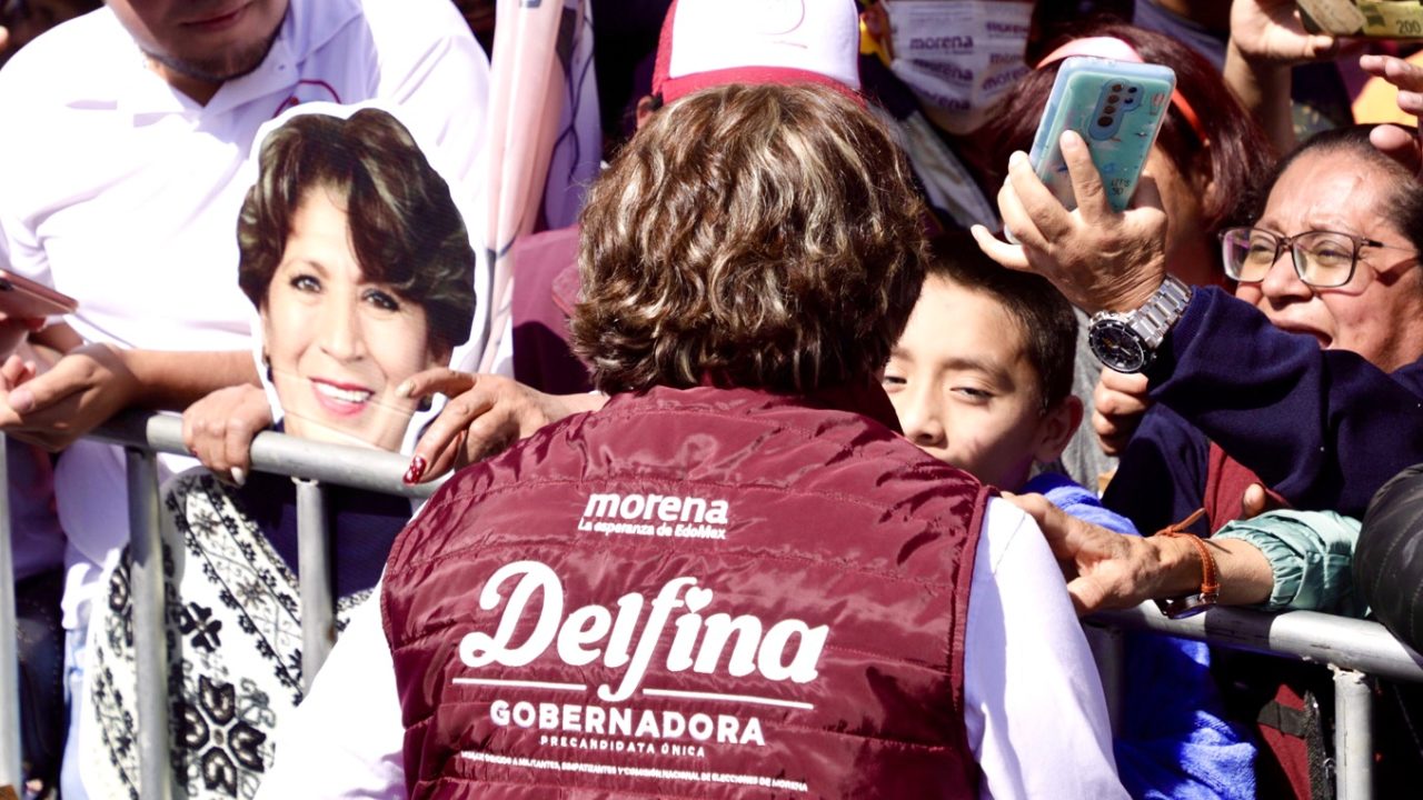 Delfina Gómez cierra enero en primer lugar de preferencias electorales en Edomex