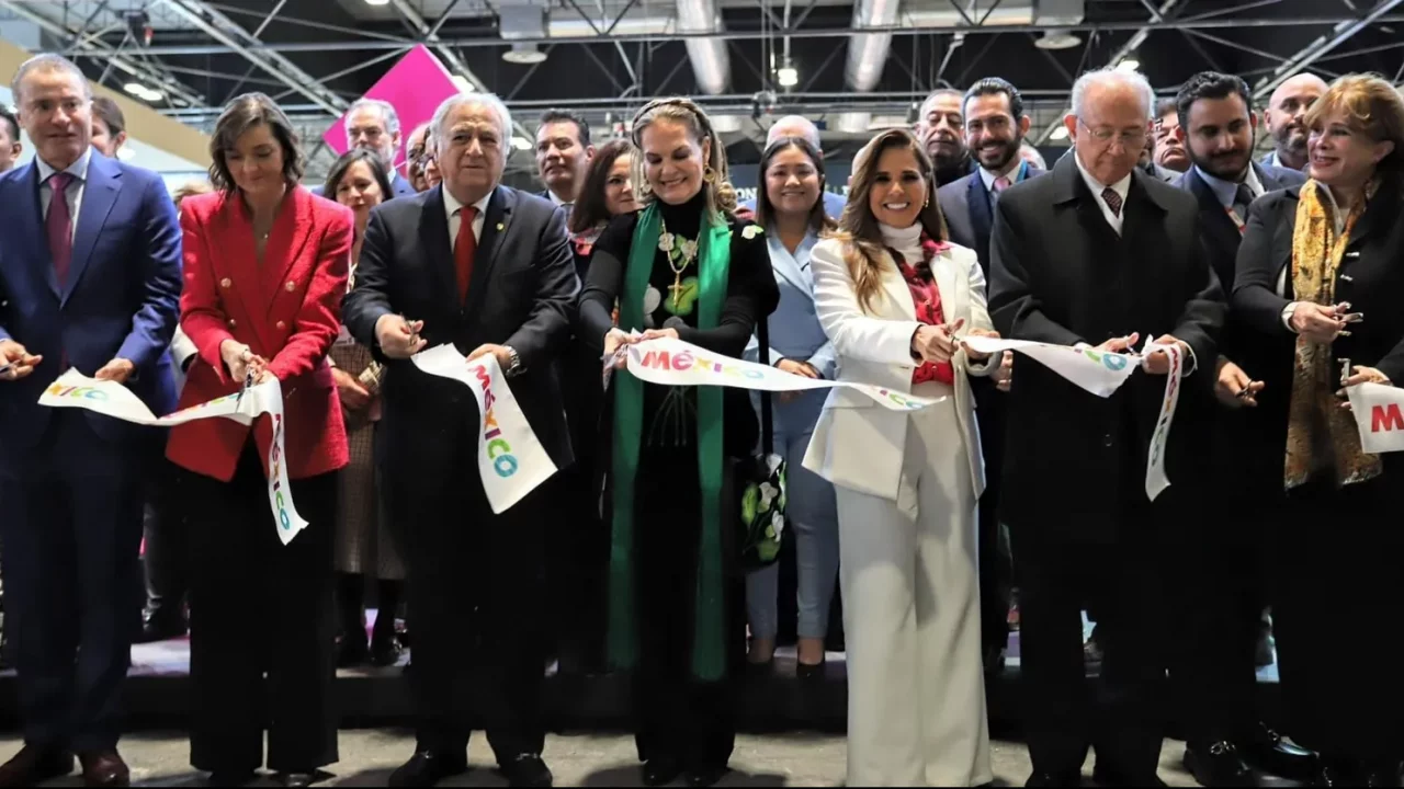Arman en grande la promoción de México y el Tren Maya en la feria de turismo de España