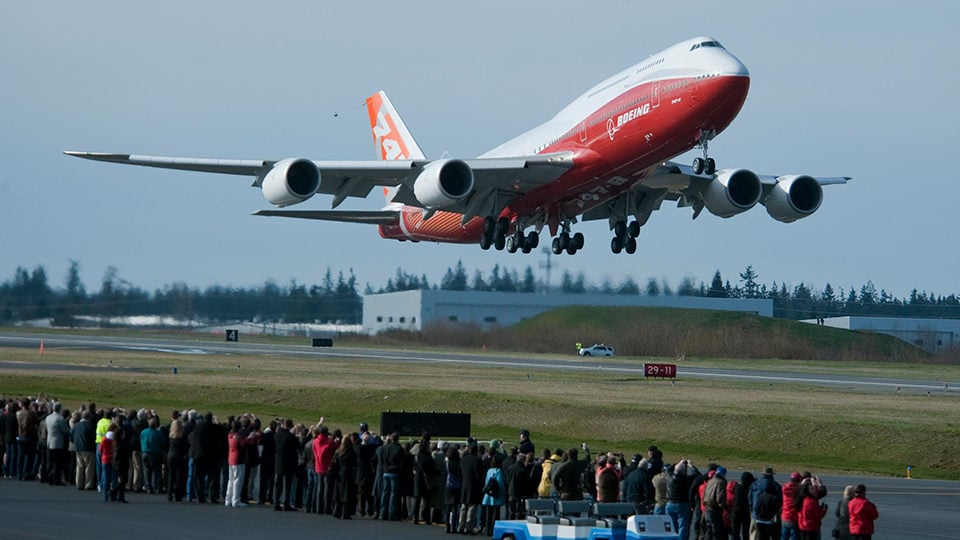 ¿Pintar un Boeing 747 con solo un kilo de pintura? Parece ser posible