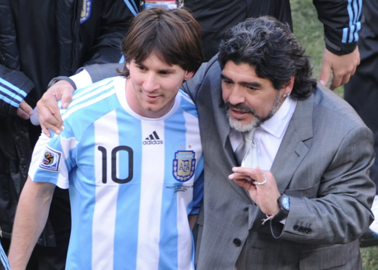 Lionel Messi confiesa a Zidane que ‘todos queríamos ser como Maradona’