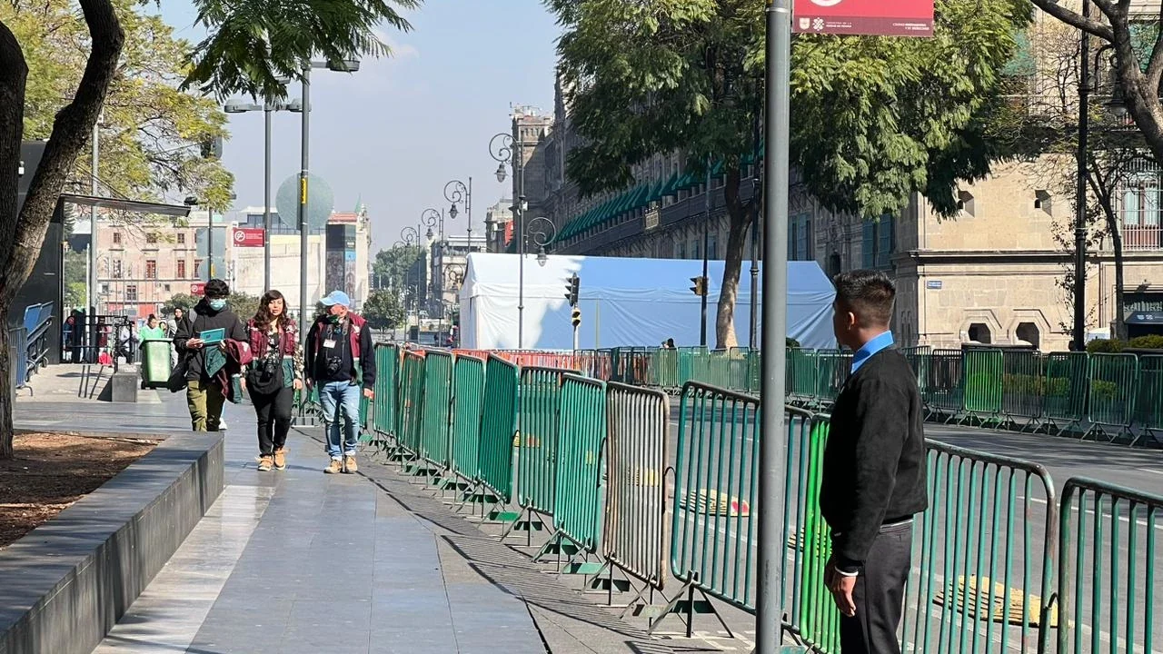 Blindan Zócalo para arribo de Biden y Trudeau a Cumbre trilateral