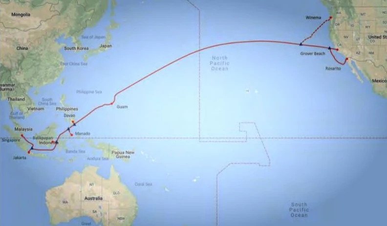 Así es el cable submarino (ligado a Facebook) que conectará Asia con México