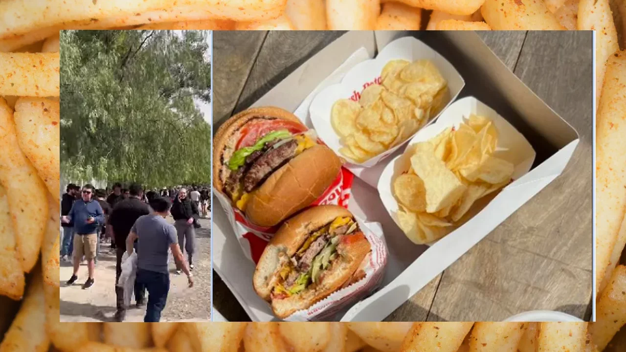 Restaurante en Jalisco vende por unas horas hamburguesas de In-N-Out y registra fila récord