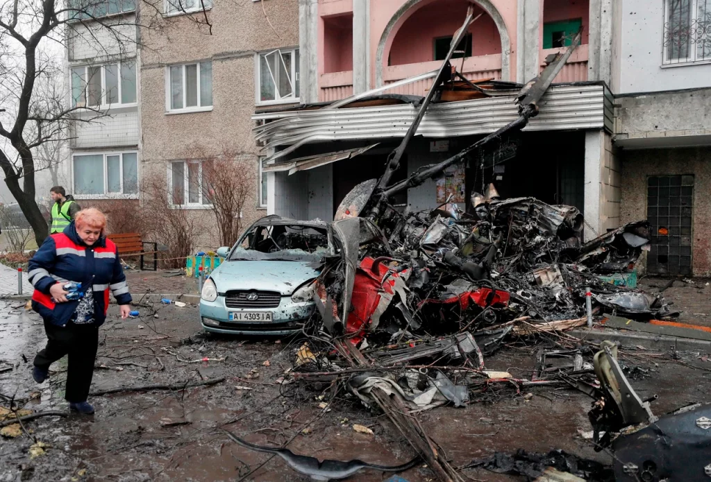 Muere el ministro ucraniano del Interior tras estrellarse helicóptero en Kiev