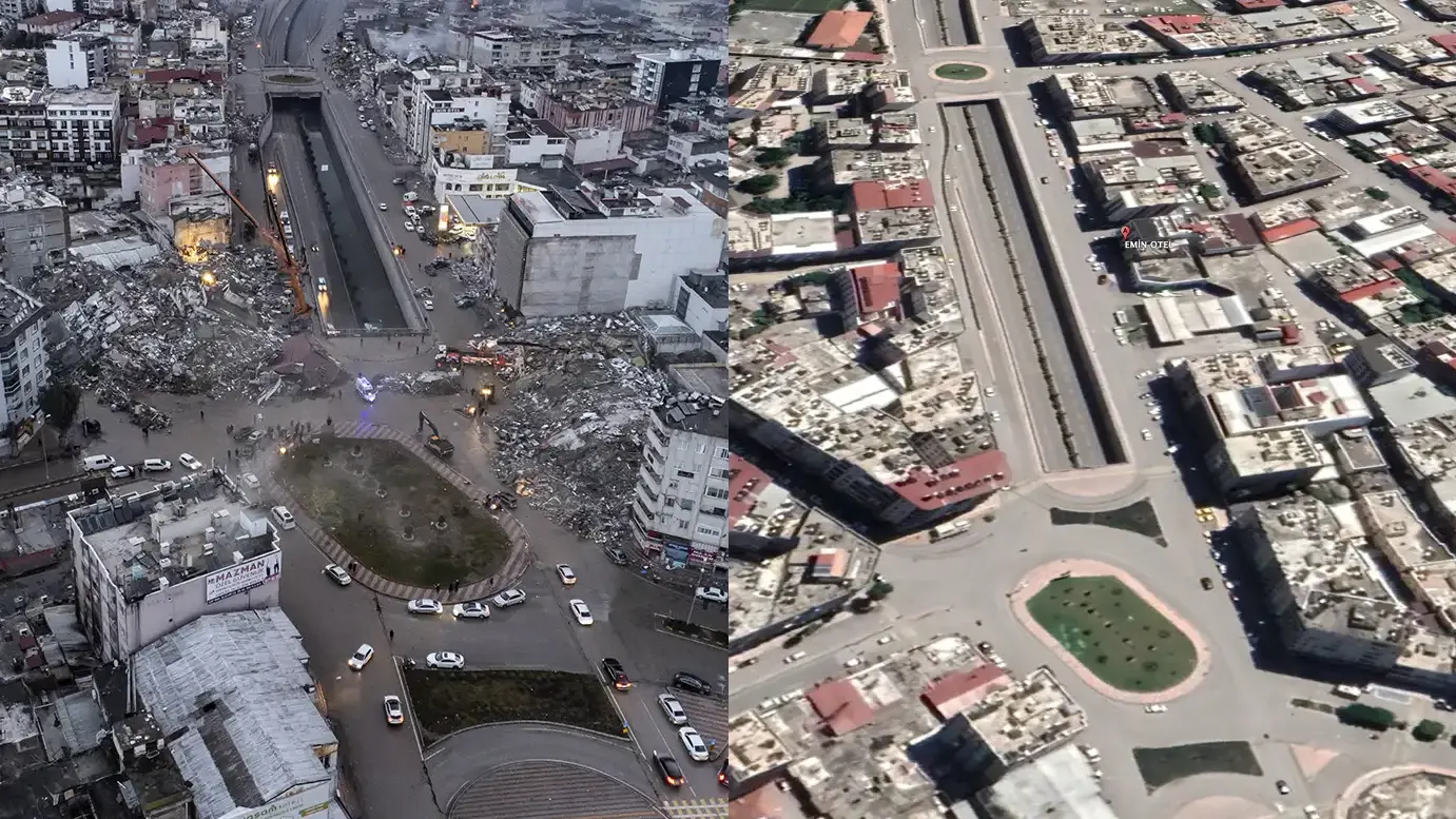 Fotogalería: Antes y después del terremoto en Turquía