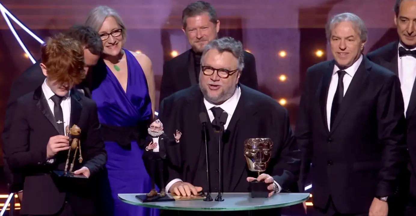 Del Toro gana el Bafta a mejor película animada con Pinocho