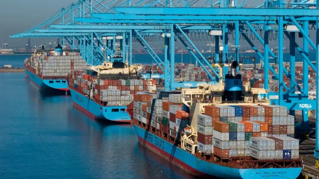 carga, contenedor, industria de la moda transporte marítimo ecológico