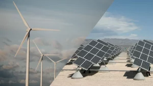 energía eólica y solar