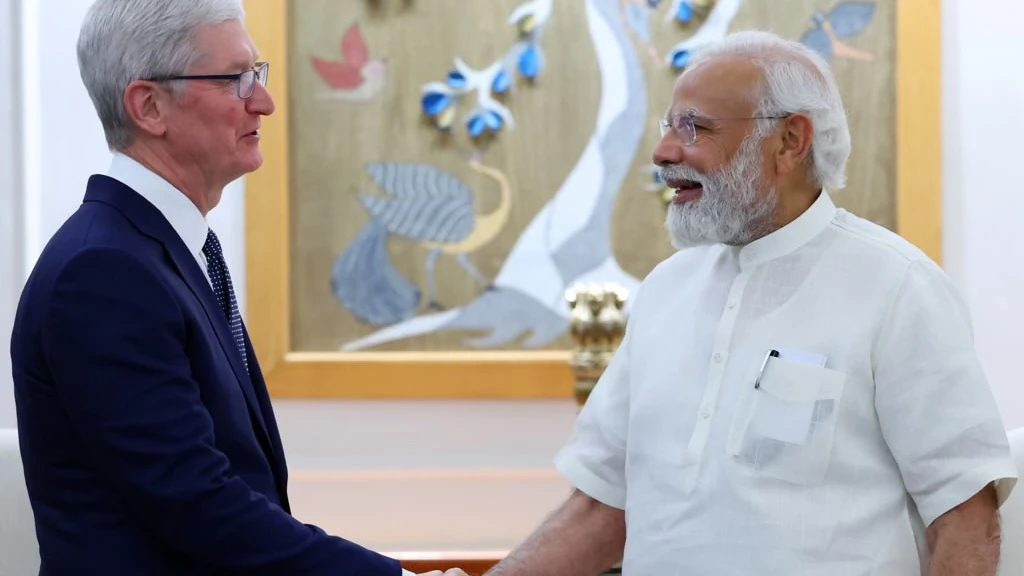 Tim Cook subraya al primer ministro el plan de Apple de crecer en la India. Noticias en tiempo real