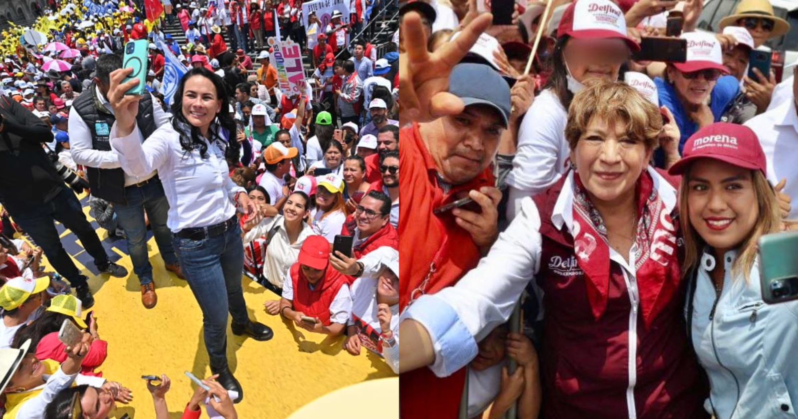 Delfina Gómez aventaja a Del Moral por 18 puntos a unos días de la elección en el Estado de México: encuesta