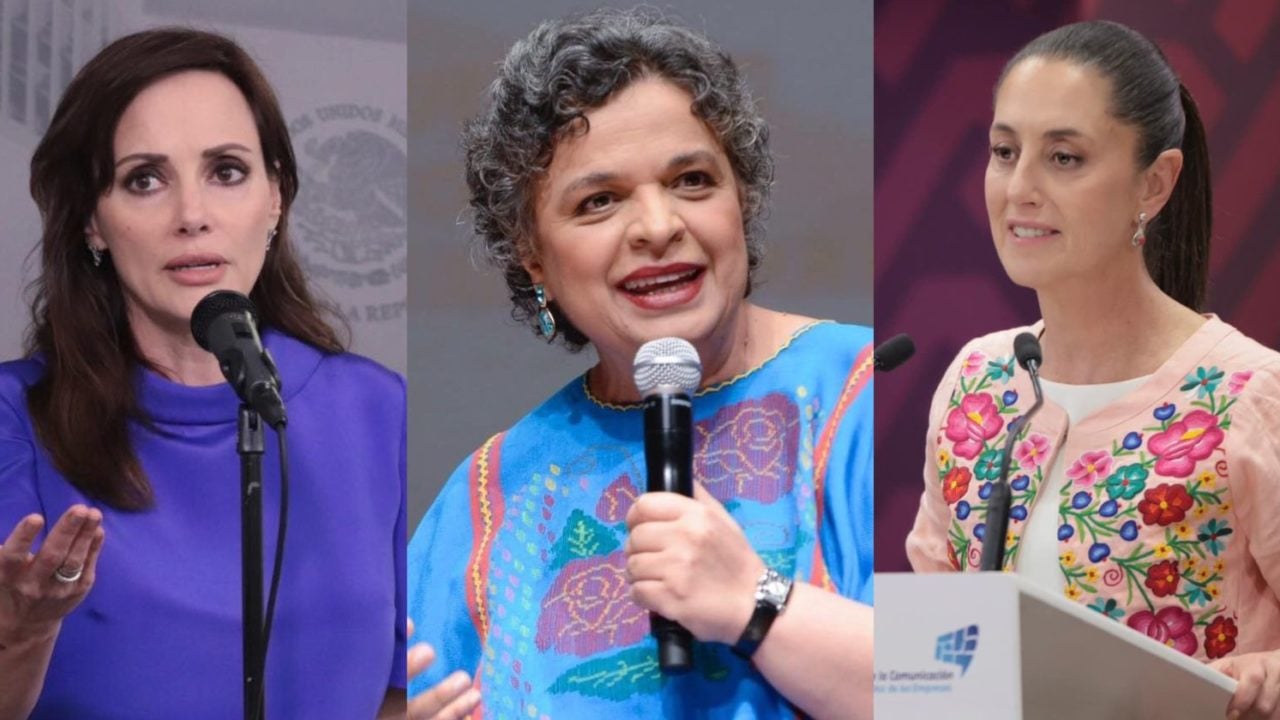 Claudia Sheinbaum, Lilly Téllez y Beatriz Paredes, las mujeres mejor posicionadas para 2024