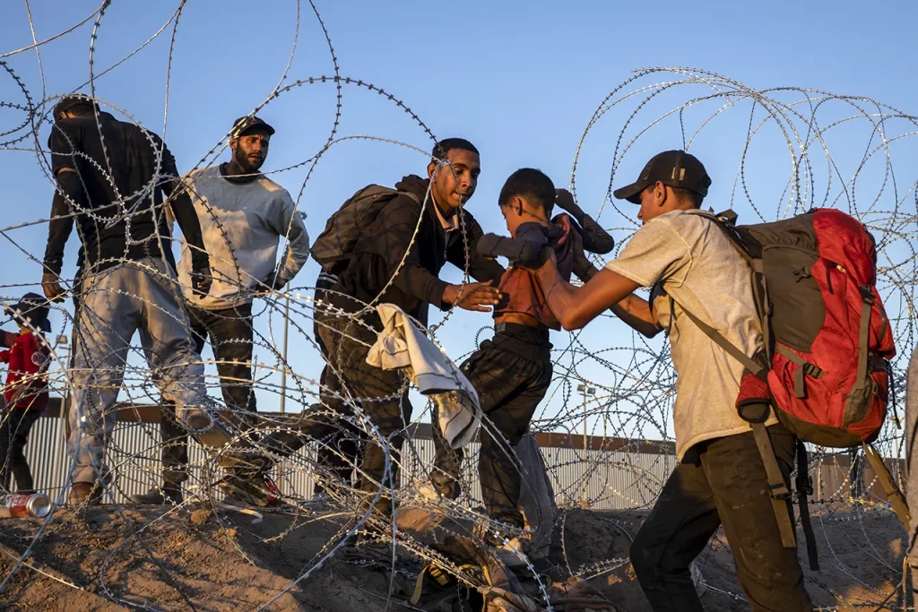 Migrantes Frontera México Estados Unidos