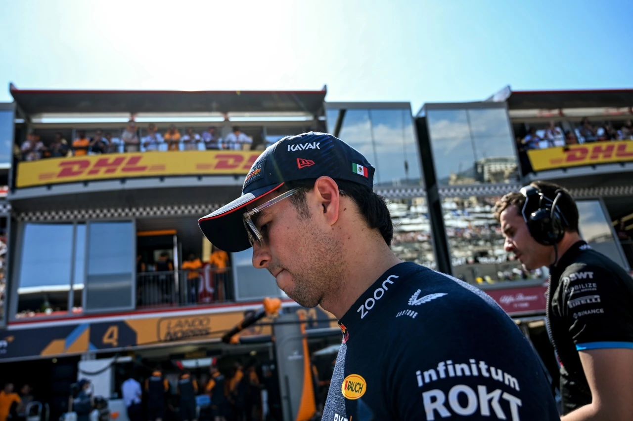 Checo Pérez termina en segundo en el Gran Premio de Italia