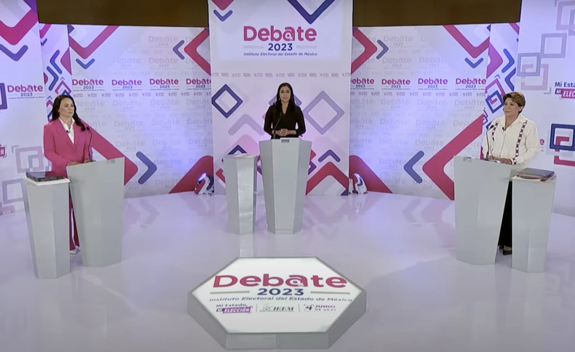 Segundo debate por el Edomex | Morena es el cambio que destruye, dice Del Moral; Delfina resalta la corrupción del PRI