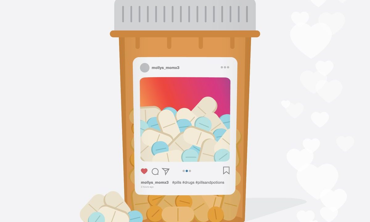 Así es como el fentanilo corre por la supercarretera de las redes sociales