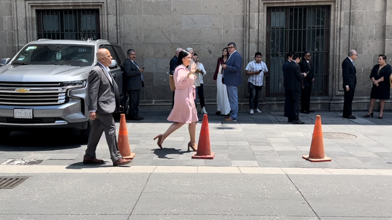 ‘La del vestido rosa quiere otro hueso’; AMLO aplaca inquietudes de ‘chapulines’