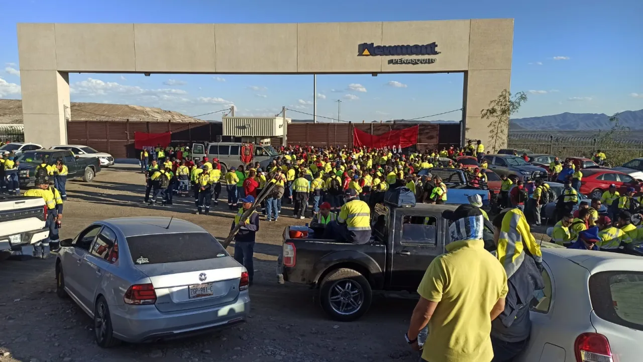 Huelga en mina Peñasquito: Newmont anuncia suspensión de operaciones