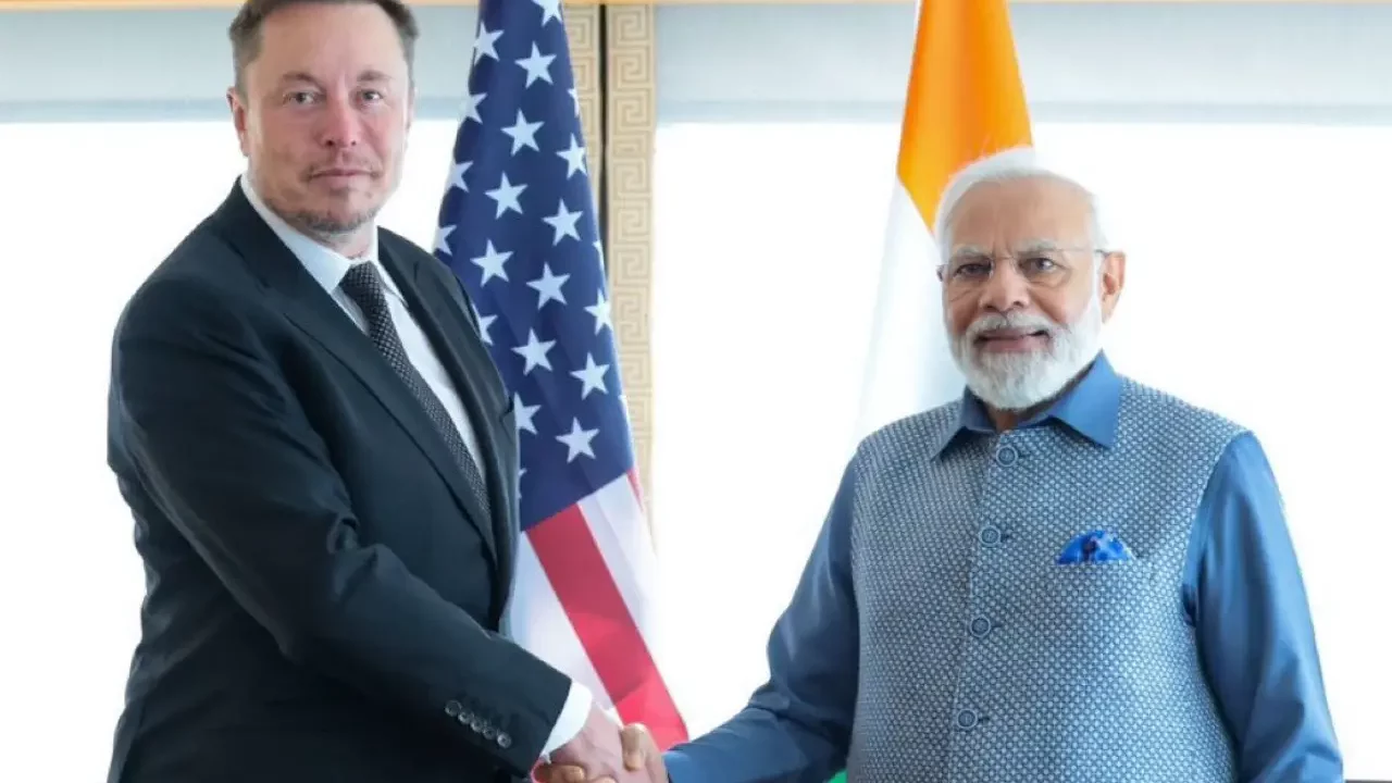 Modi se reúne con Elon Musk y ‘presiona’ entrada de Tesla en India