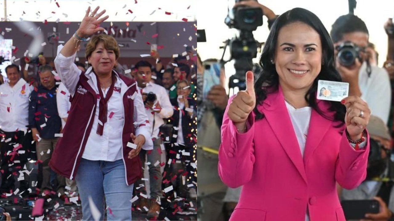 Cierran casillas en el Edomex; Alejandra Del Moral y Delfina Gómez se declaran ganadoras