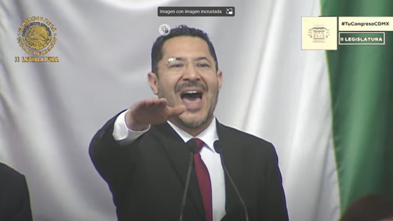 Martí Batres es oficialmente el nuevo jefe de gobierno de la Ciudad de México
