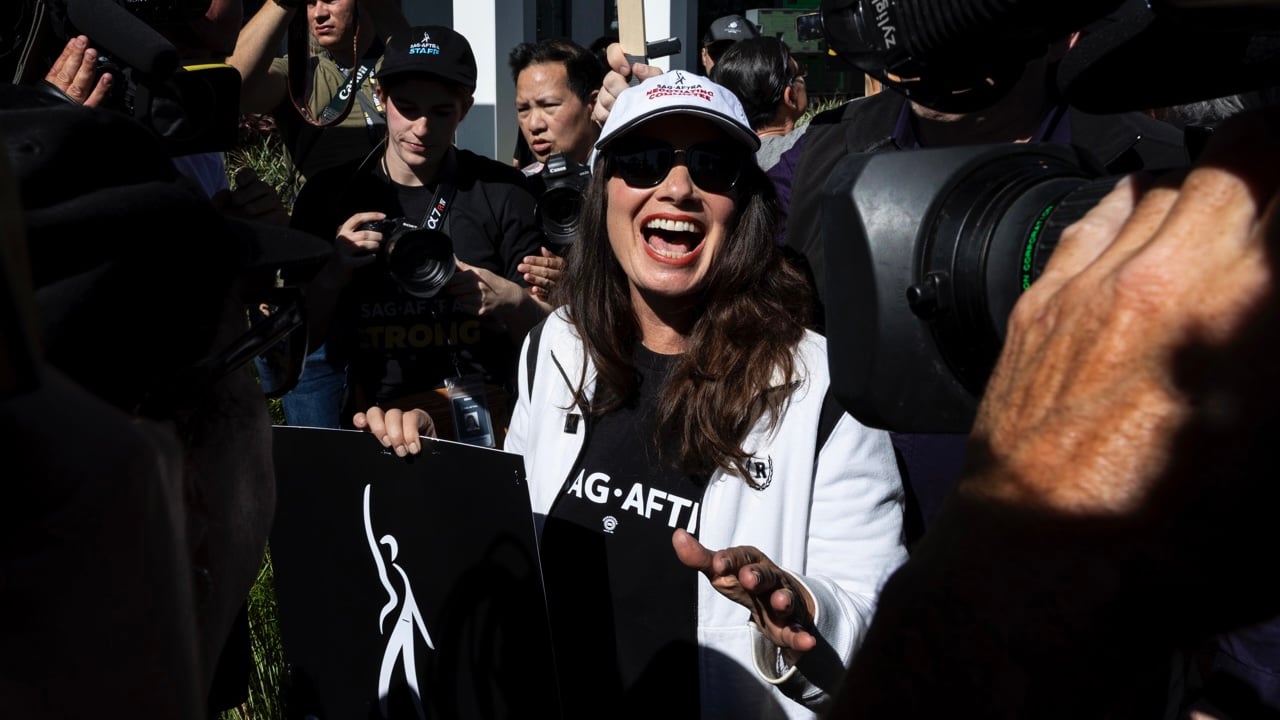 Fran Drescher, de ‘niñera’ a sindicalista en huelga contra el ‘establishment’ de Hollywood