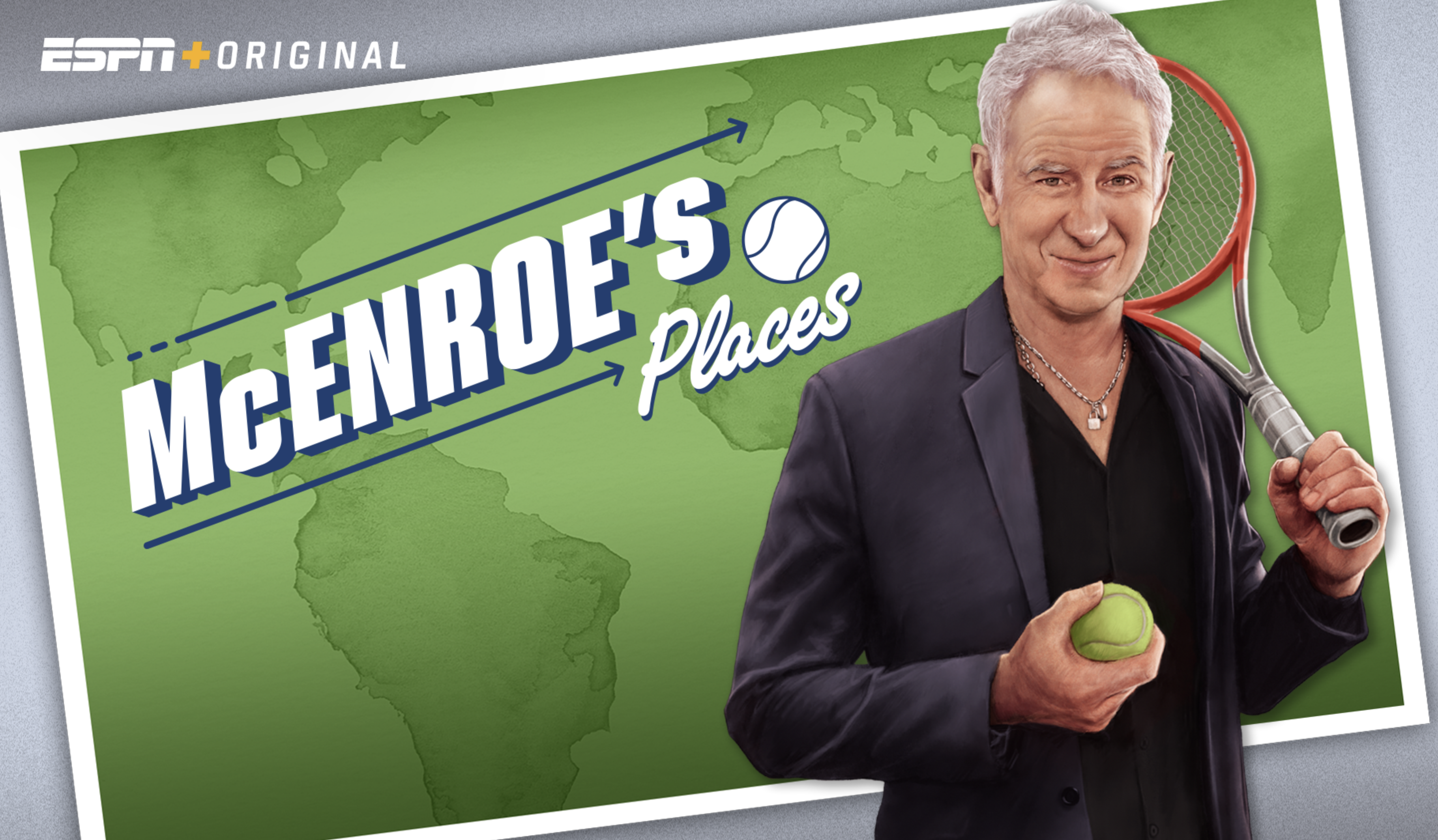 Lo más hilarante del tenis vintage llega con McEnroe’s Places, solo por ESPN+