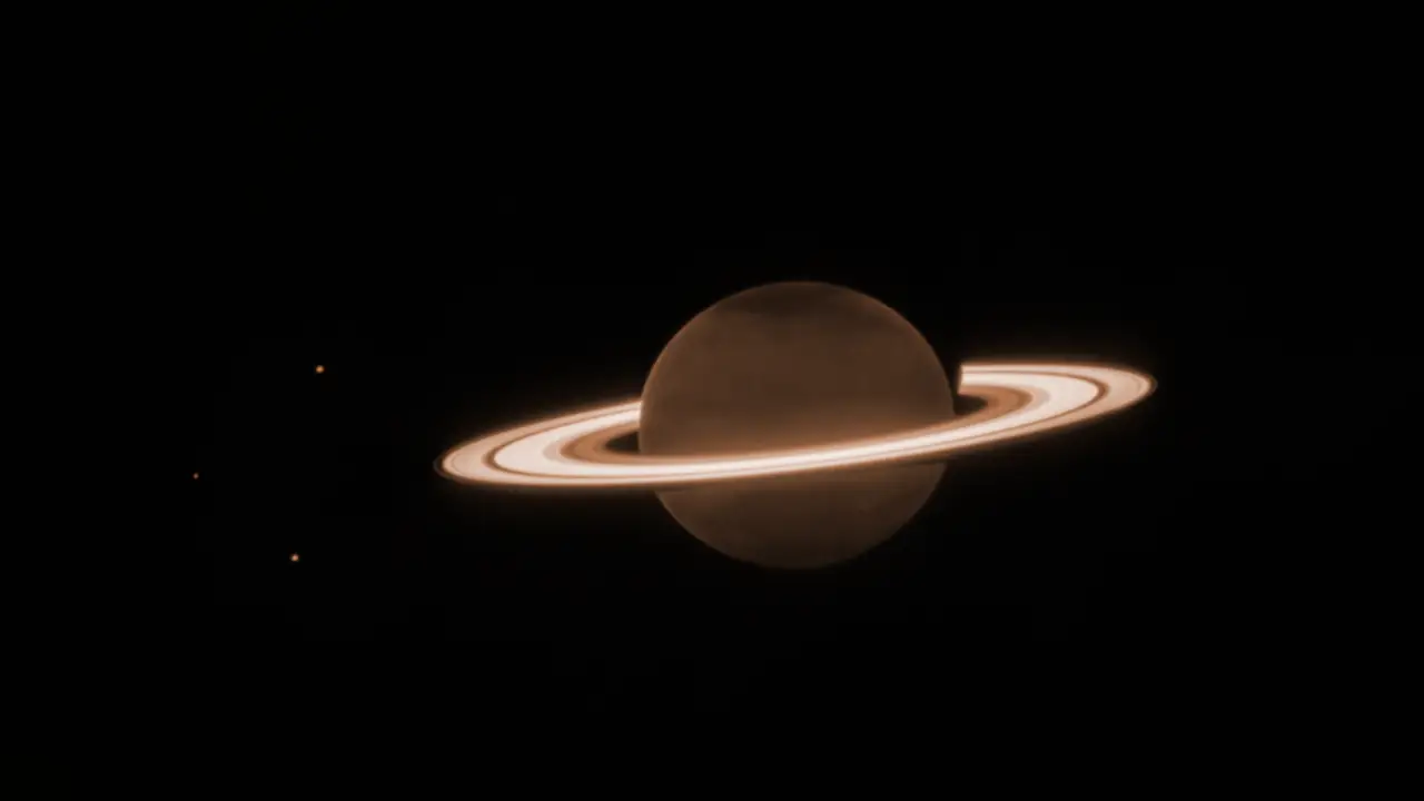 James Webb: Así se ven los anillos de Saturno