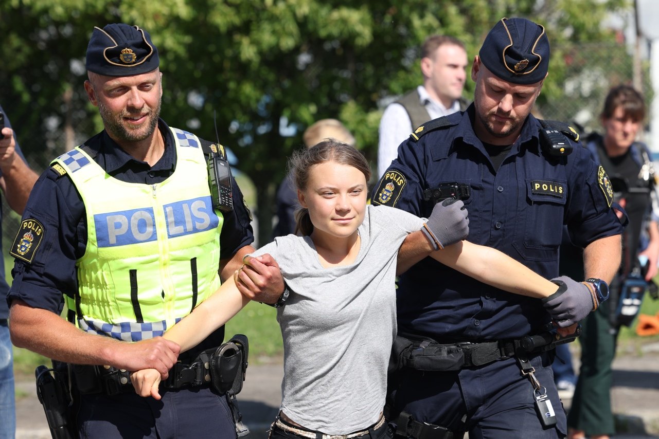 Multan a Greta Thunberg en Suecia por desobediencia a autoridades en protesta en Malmö