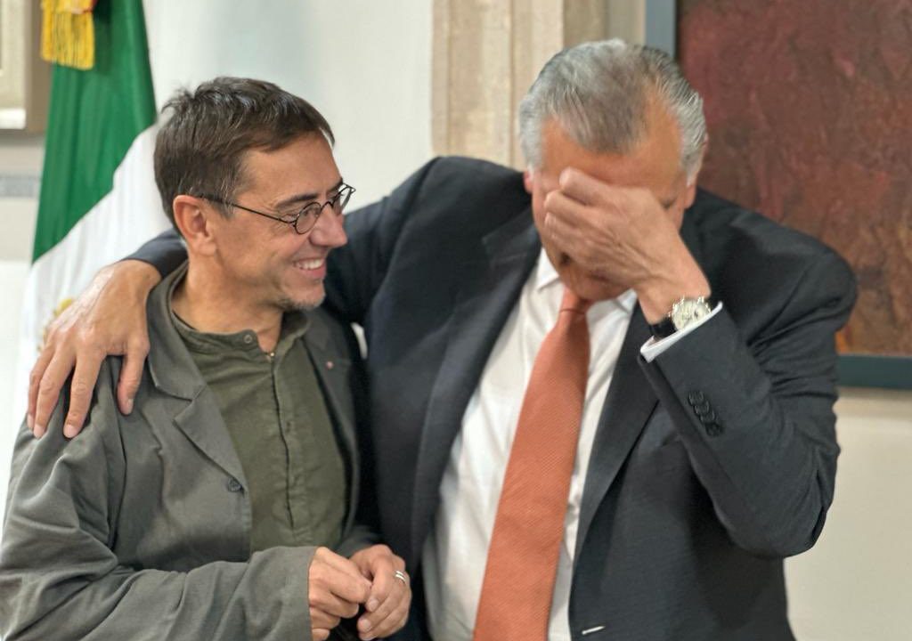 El español Juan Carlos Monedero, cofundador de Podemos, una mente detrás de Adán Augusto