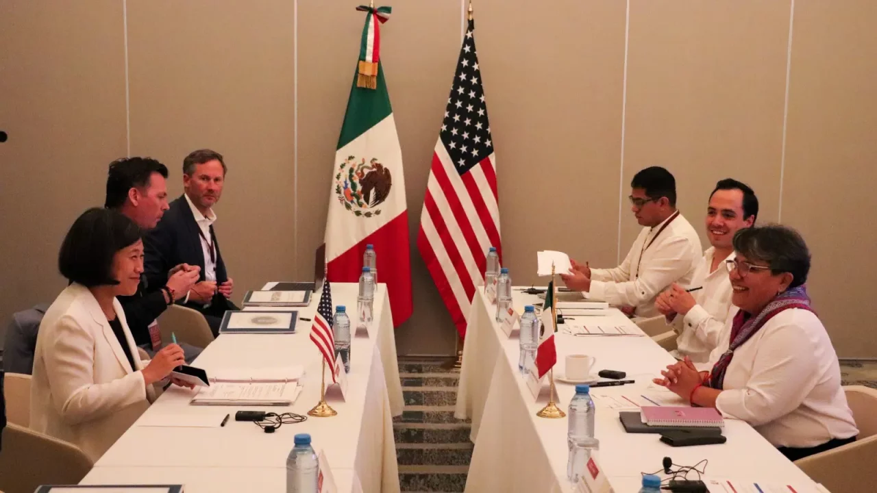 Autoridades de México y EU dialogan sobre seguridad, migración y comercio