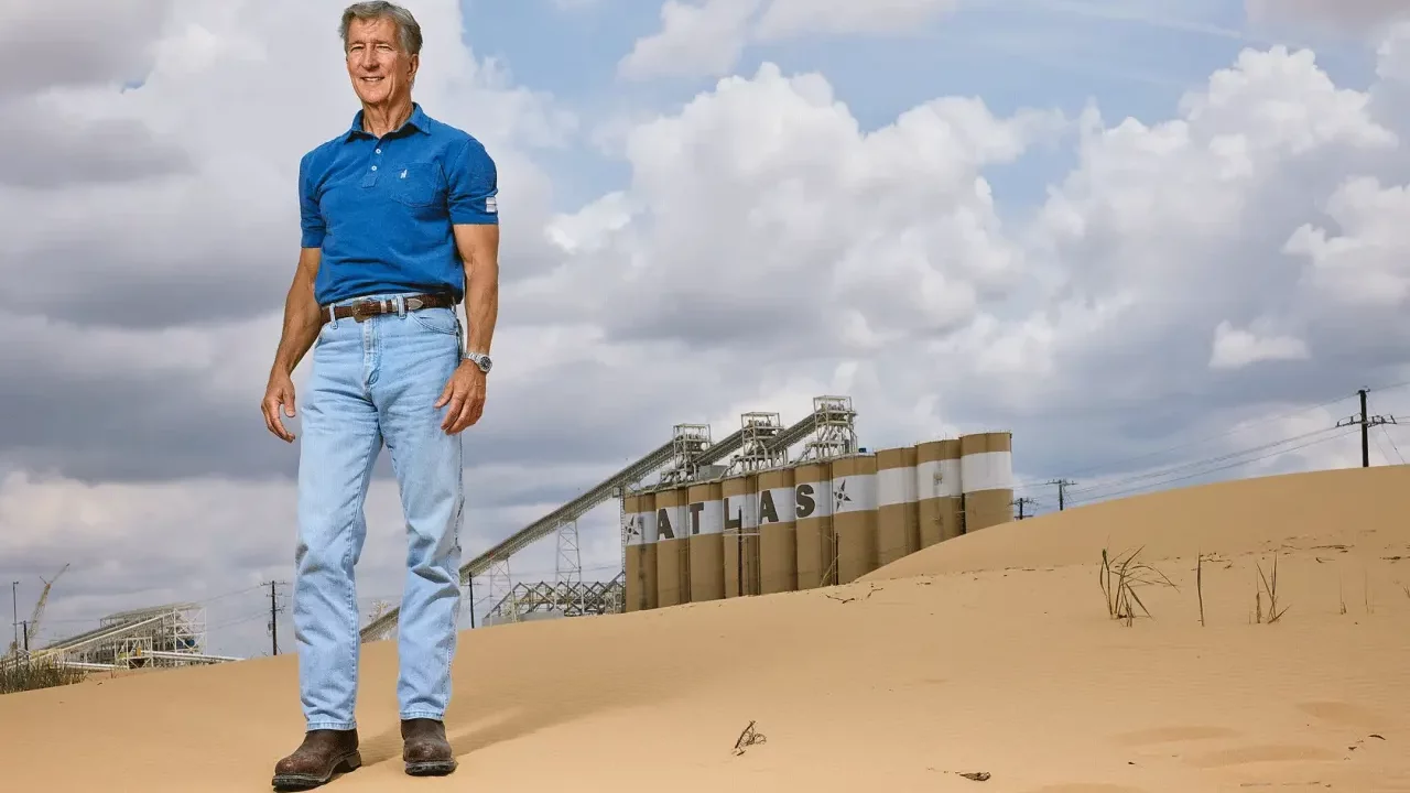 Este magnate de Texas hace una fortuna al vender arena a la industria del fracking