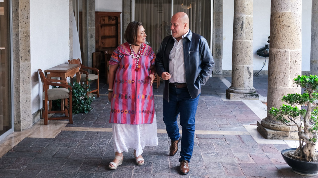En medio de la división de MC, Xóchitl Gálvez se reúne con Enrique Alfaro