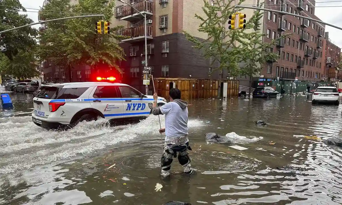 Fuertes lluvias provocan caos en Nueva York