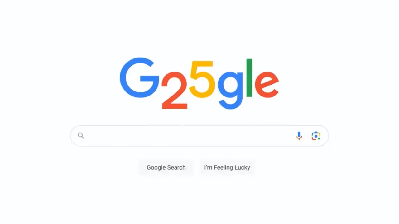 El ‘doodle’ del día celebra los 25 años de Google, el buscador más popular en occidente