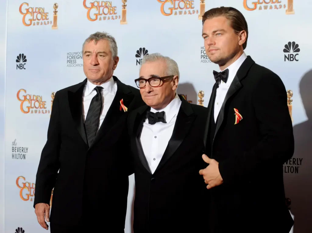 Robert De Niro, Leonardo DiCaprio y Martin Scorsese