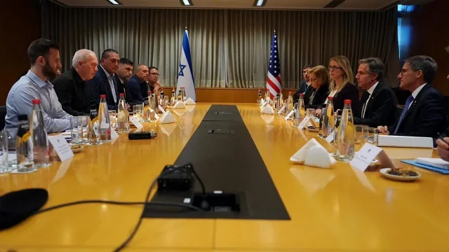 Netanyahu-Blinken-búnker