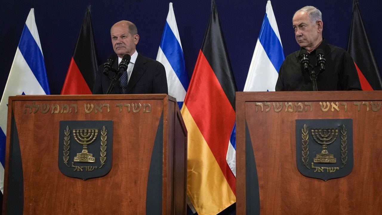 ‘Hamás son los nuevos nazis’, dice Netanyahu en visita de canciller alemán Scholz a Israel